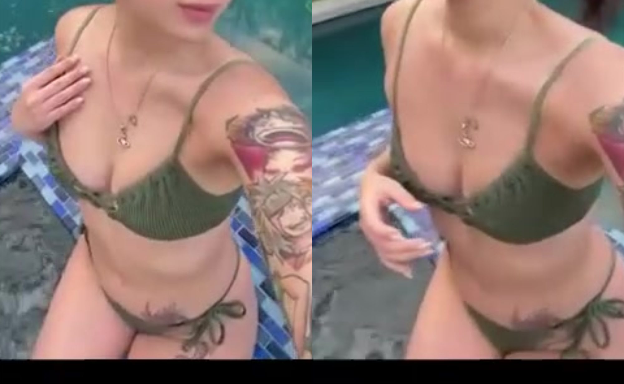 Oxillery OnlyFans Leaked – Sexy Bikini In Pool
