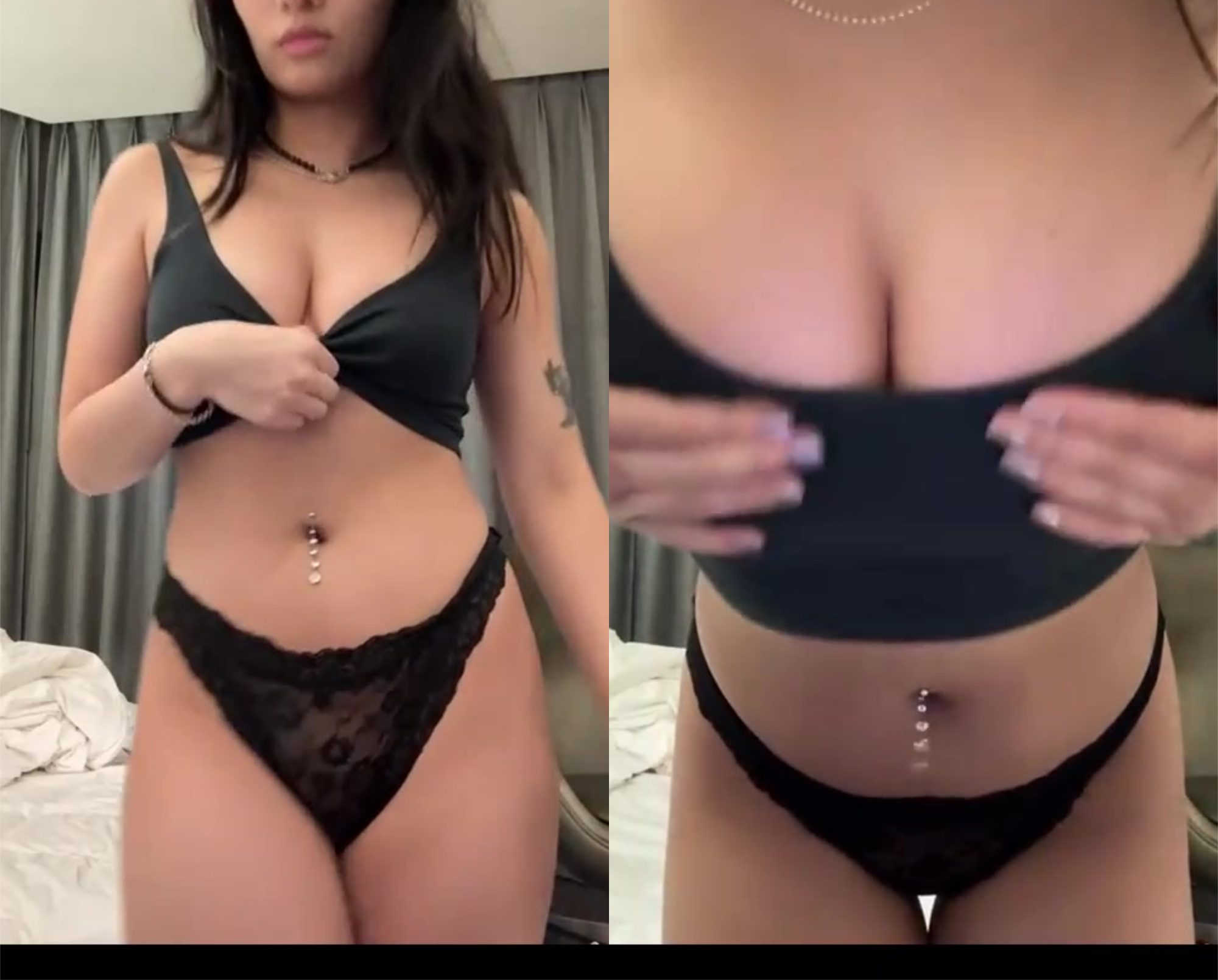 Tiffanobi Tease Her Tits A Black Pantie – OnlyFans Leaks