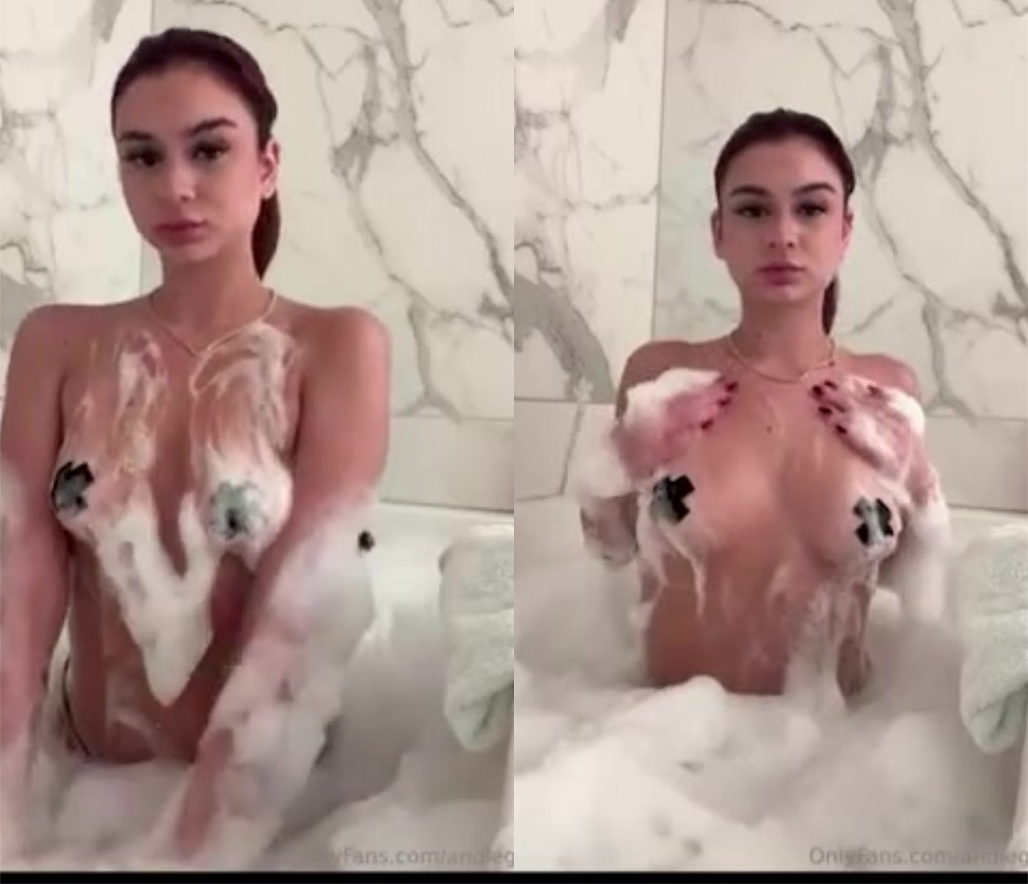 Andie Elle OnlyFans Leaked – Nudes Shower In Bathtub