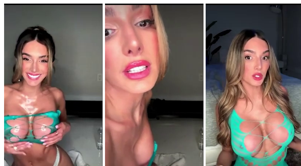 Lyna Perez Live Green Lingerie